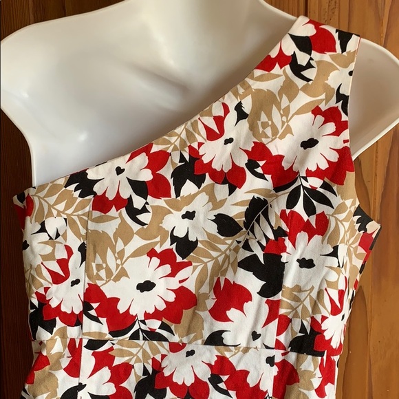 Vintage Floral One Shoulder Dress - Picture 5 of 14